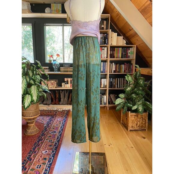 Silk Sheer Leopard Pant - Picture 5 of 6